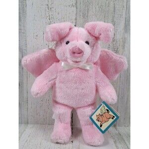 Holy Bears Plush Penny the Pig Angel Stuffed Animal Toy Pink Wings Tags 2006